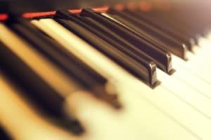 Piano keyboard keys
